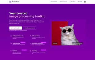 Main landing page
