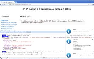 PHP Console screenshot 1