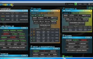 cryptoGlance desktop app made with PHP Desktop