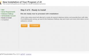 PHP EasyInstaller screenshot 2