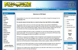 PHP-Nuke screenshot 1