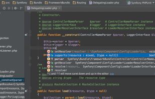 PhpStorm screenshot 1