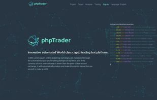 phptrader screenshot 1
