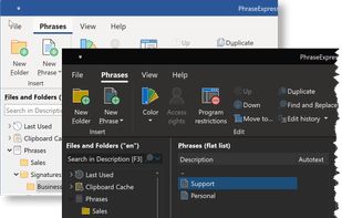 PhraseExpress screenshot 2