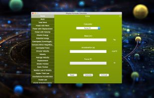 Physics Formulas Calculator screenshot 1