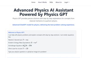 PhysicsGPT screenshot 1