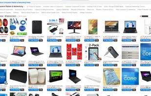 The Computer/Tablets & Networking section