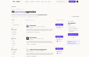 Pick An Agency screenshot 1