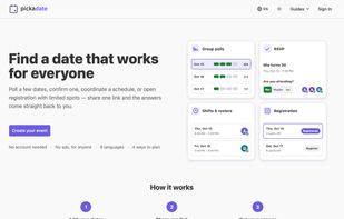 Pickadate screenshot 1