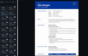 40 ATS-friendly resume templates including Europass and Lebenslauf formats.