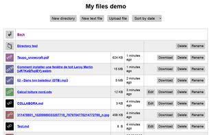 PicoDAV screenshot 1