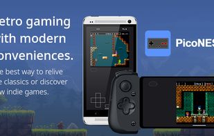 PicoNES promotional image.
