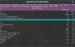 Picosnitch screenshot 1