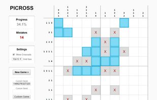 Picross puzzle generator screenshot 1