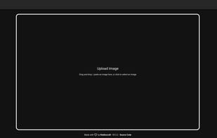 The main upload page