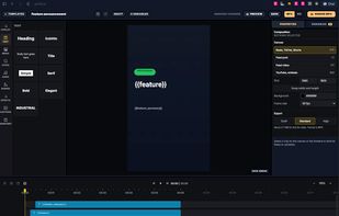 Video template builder