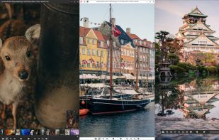 Change between dark or light theme and hide the UI