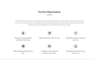 pie chart maker features