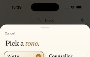 Choose a tone you'd like to use for the analysis and the verdict