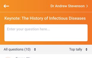 Upvote and downvote questions to prioritise