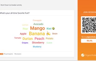 Colourful word clouds to gauge the sentiment or mood