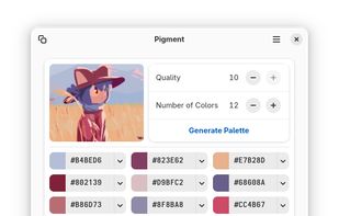 Pigment screenshot 1