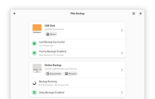 Pika Backup screenshot 1