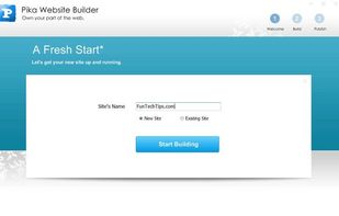 Pika Website Builder screenshot 1