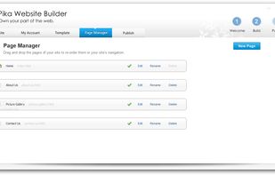 Pika Website Builder screenshot 1