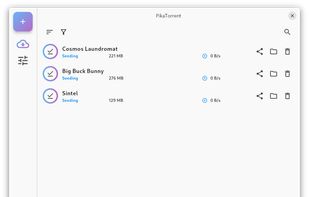 PikaTorrent screenshot 1