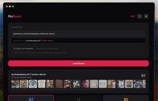 PinBoard Pinterest Downloader screenshot 1
