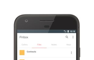 Pinbox reliably stores files with safest military-grade encryption.