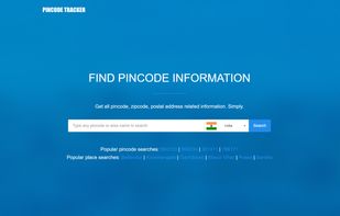Pincode Tracker screenshot 1