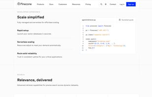 Pinecone screenshot 1