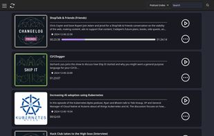PinePods screenshot 1