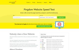 Pingdom Website Speed Test screenshot 1