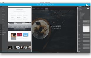 Drag-and-drop sections and components for fast building