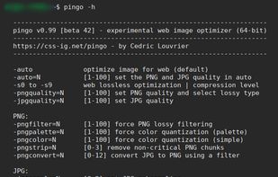 Pingo - image optimizer for web screenshot 1