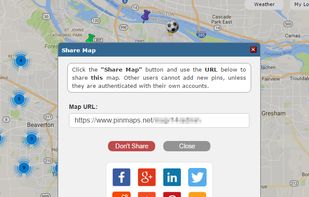 Free Social map sharing