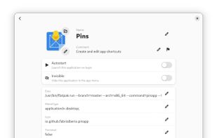 Pins - Gnome screenshot 1