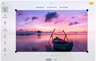 Pintura vertical navigation wide view in light mode