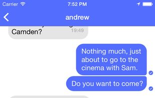 Message your friends on the go.