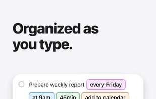 Organize tasks with natural-language details