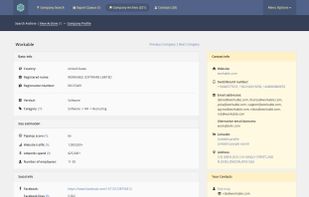 Company Profile Page