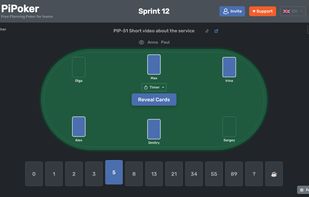Everyone picks a card in secret