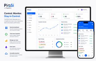 PiqSi web dashboard and mobile app