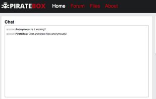 PirateBox screenshot 1
