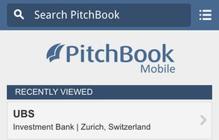 PitchBook screenshot 1