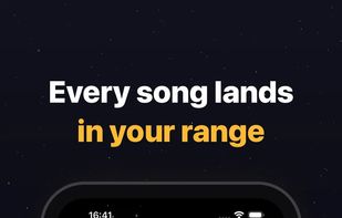 "Every song lands in your range" — Voice Exploration range capture