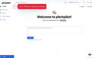 pitchpilot screenshot 1